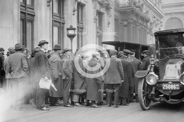 Taxi Strike, between c1910 and c1915. Creator: Bain News Service.