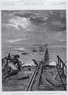 Tay Bridge disaster, Scotland, 28 December 1879. Creators: Frank Dadd, Unknown