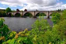 Tay Bridge, Dunkeld, Perthshire, Scotland. Creator: Peter Thompson