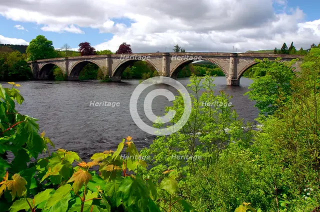 Tay Bridge, Dunkeld, Perthshire, Scotland. Creator: Peter Thompson.