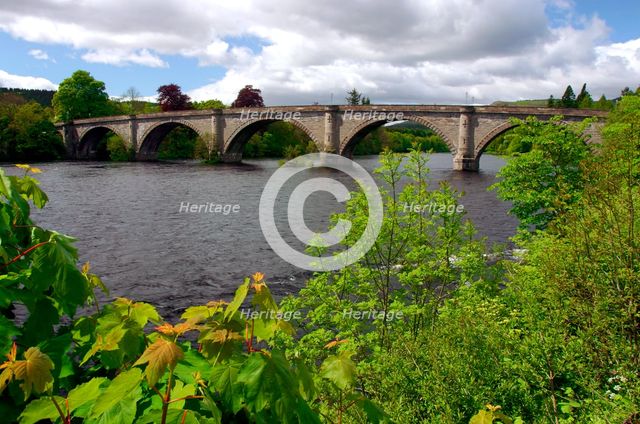 Tay Bridge, Dunkeld, Perthshire, Scotland. Creator: Peter Thompson.