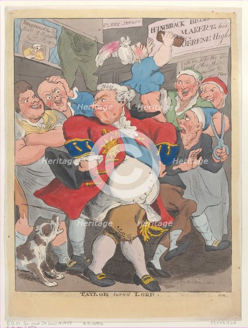 Taylor turn'd Lord, 1812., 1812. Creator: Unknown.