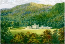 Taymouth Castle, Perthshire, Scotland, home of the Earl of Breadalbane, c1880