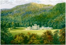 Taymouth Castle, Perthshire, Scotland, home of the Earl of Breadalbane, c1880