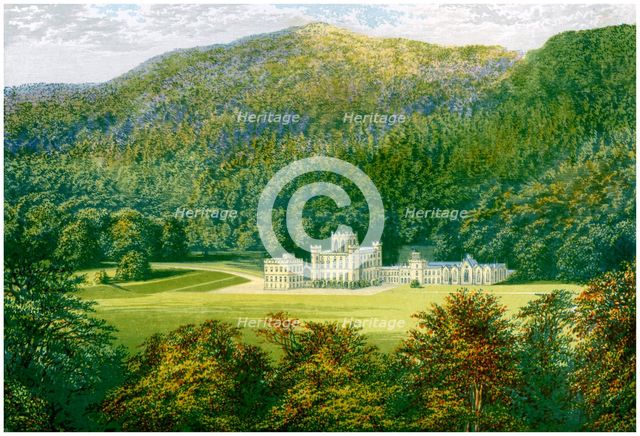 Taymouth Castle, Perthshire, Scotland, home of the Earl of Breadalbane, c1880. Artist: Unknown