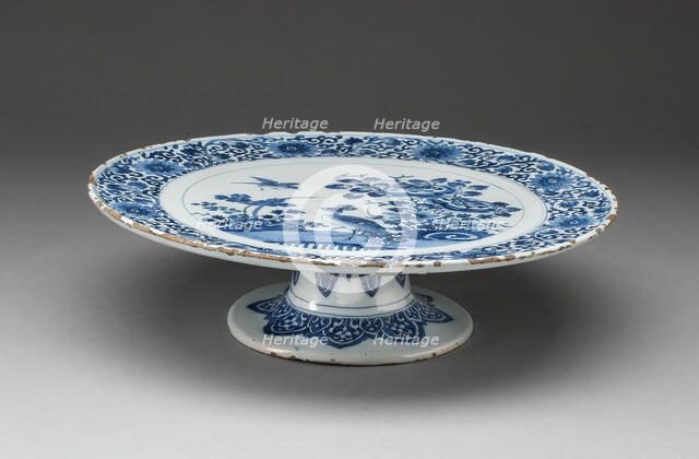 Tazza, Delft, c. 1678/85. Creator: De Griekesche A.