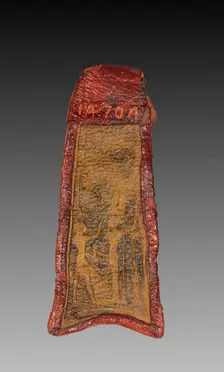 Tab from Mummy Band, 945-715 BC. Creator: Unknown