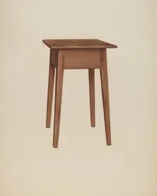 Tabarette, (Taboret) c. 1942. Creator: Ralph Morton