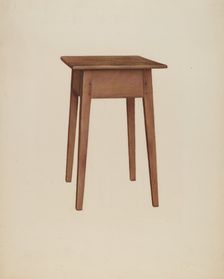 Tabarette, (Taboret) c. 1942. Creator: Ralph Morton