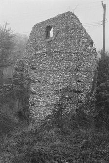 Tabby construction, ruins of supposed Spanish mission, St. Marys, Georgia, 1936. Creator: Walker Evans