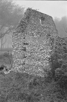 Tabby construction. Ruins of supposed Spanish mission, St. Marys, Georgia, 1936. Creator: Walker Evans