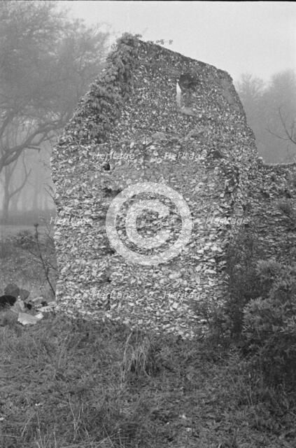 Tabby construction. Ruins of supposed Spanish mission, St. Marys, Georgia, 1936. Creator: Walker Evans.