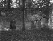 Tabby construction, ruins of supposed Spanish mission, St. Marys, Georgia, 1936. Creator: Walker Evans