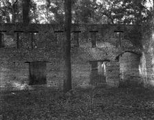 Tabby construction, ruins of supposed Spanish mission, St. Marys, Georgia, 1936. Creator: Walker Evans