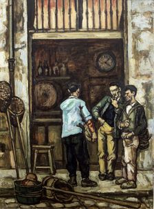 Taberna en Santander 1944. Creator: José Gutiérrez Solana