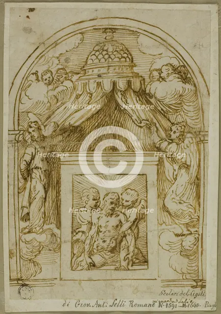 Tabernacle with Man of Sorrows, c. 1535. Creator: Unknown.