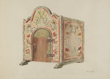 Tabernacle (Ecclesiastical Furniture), c. 1938. Creator: Cornelius Christoffels