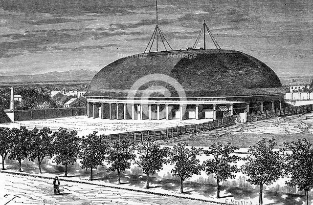 Tabernacle of the Grand Temple of the Mormons, USA, 19th century.Artist: E Therond