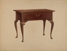 Table, 1940. Creator: Isidore Sovensky
