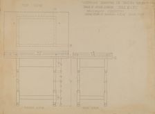 Table, 1935/1942. Creator: Arthur Johnson