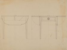 Table, 1935/1942. Creator: Bernard Gussow