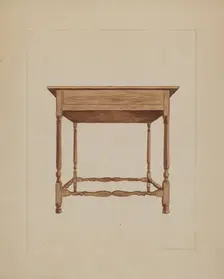 Table, 1935/1942. Creator: Frederick Jackson