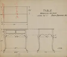 Table, 1935/1942. Creator: Robert Brigadier