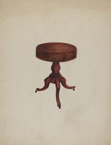 Table, 1935/1942. Creator: Edna C. Rex