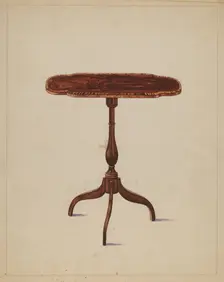 Table, 1936. Creator: Hans Westendorff