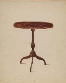 Table, 1936. Creator: Hans Westendorff