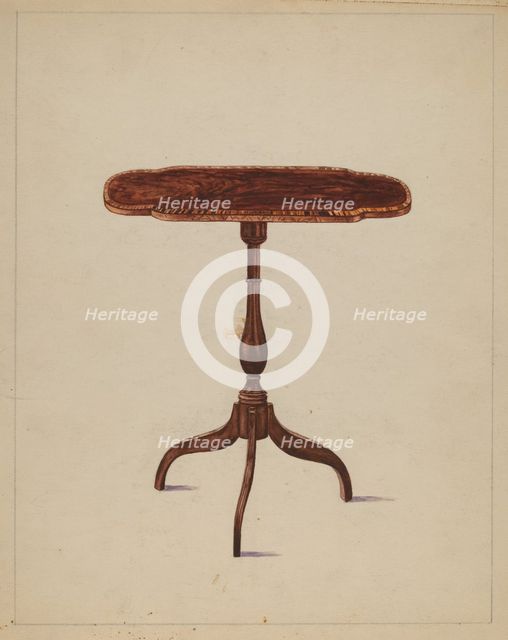 Table, 1936. Creator: Hans Westendorff.