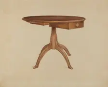 Table, 1937. Creator: Alfred H. Smith