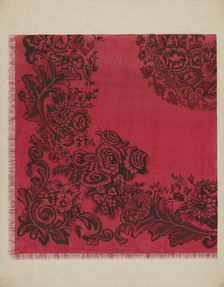 Table Cover, c. 1937. Creator: Dorothy Posten
