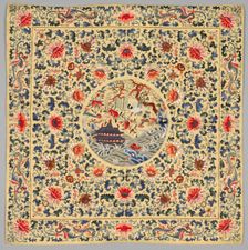 Table Cover, late 1800s. Creator: Unknown
