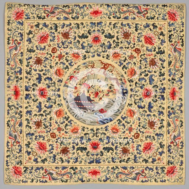 Table Cover, late 1800s. Creator: Unknown.