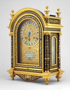 Table Clock, France, c. 1675. Creators: Andre-Charles Boulle the Elder, Nicolas Gribelin