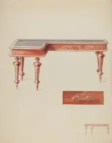Table, c. 1936. Creator: Hebilly West