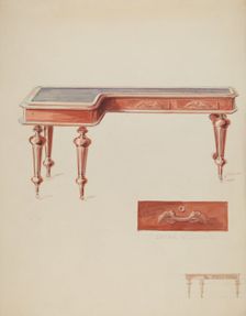 Table, c. 1936. Creator: Hebilly West