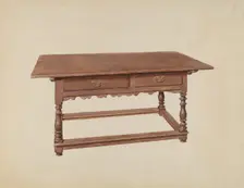 Table, c. 1936. Creator: Henry Moore