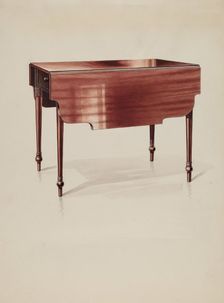 Table, c. 1936. Creator: Lawrence Porth