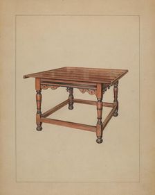 Table, c. 1936. Creator: Lawrence Phillips