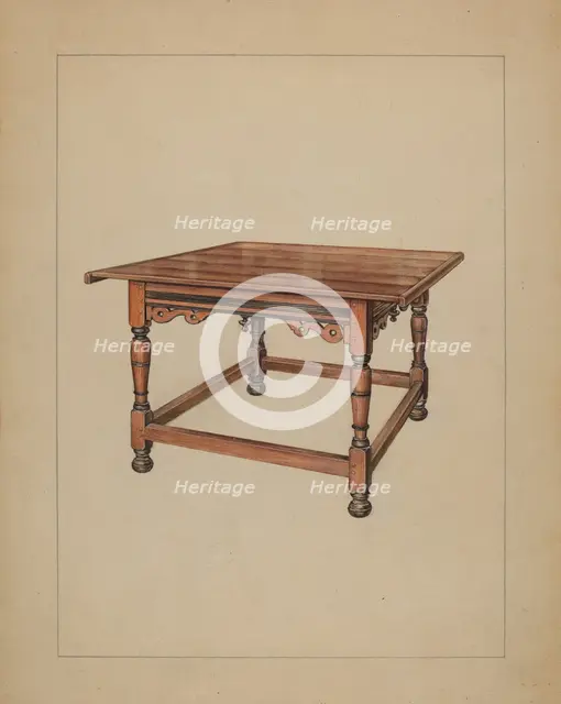 Table, c. 1936. Creator: Lawrence Phillips.