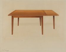 Table, c. 1937. Creator: Anne Ger