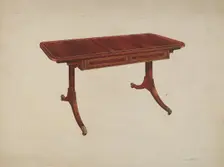 Table, c. 1938. Creator: Arthur Matthews