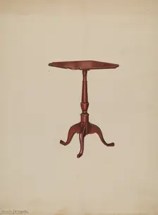 Table, c. 1940. Creator: Mario De Ferrante