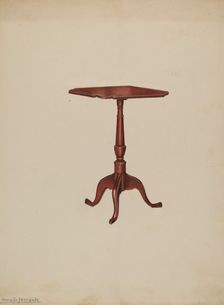 Table, c. 1940. Creator: Mario De Ferrante