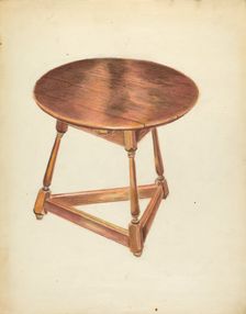 Table, c. 1953. Creator: Harry Eisman