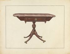 Table, c. 1953. Creator: John Garay