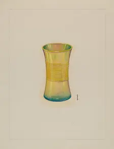 Table Glass, c. 1940. Creator: Emilio Zito