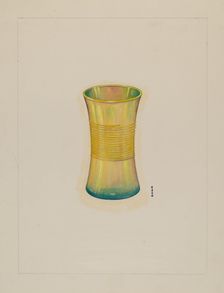 Table Glass, c. 1940. Creator: Emilio Zito